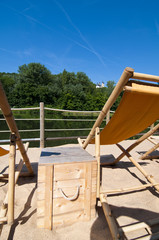 Stadtstrand ausblick