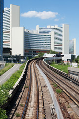 Fototapeta premium UNO City in Vienna