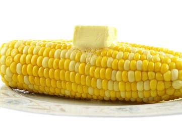 hot corn with butter