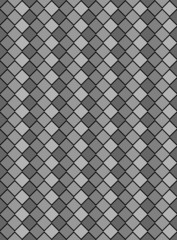 Vector Eps8, Black and White Variegated Diamond Pattern