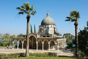 Fototapeta premium Church on the Mount of Beatitudes