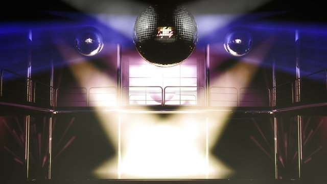 Night Club Discotheque Lights and Disco Balls