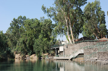 Obraz premium Yardenit on the Jordan River