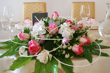 flowers for the wedding tables