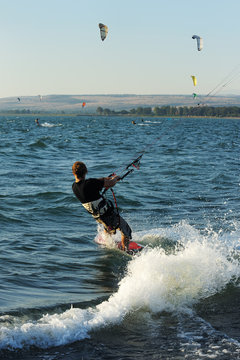 Sky-surfing On Lake Kinneret