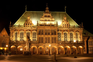 Fototapeta na wymiar Bremen Town Hall