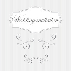 Wedding invitation pattern