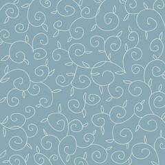 Vintage seamless floral wallpaper