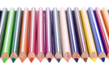 Naklejka premium Colored pencils