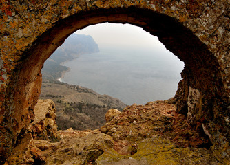 Kind to Black sea in area Balaklavy