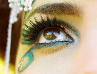 Eye woman