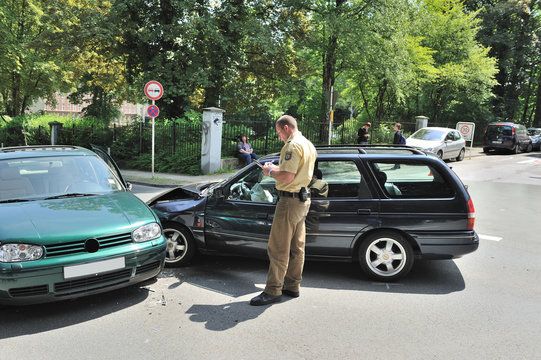 Polizei am Unfallort 4