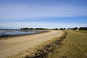 rocks on a beach in brittany