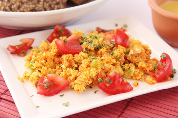 Polenta mit Tomaten