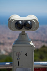 Coin Operated Binocular back