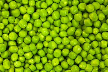 Fresh green peas