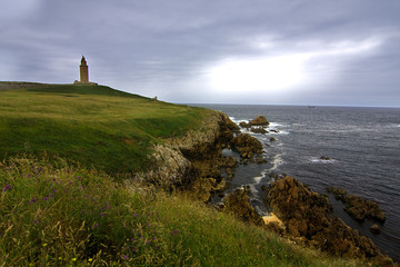 torre de h&eacute;rcules, coru&ntilde;a, espa&ntilde;a