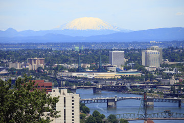 Portland & Mt. St. Helen's.