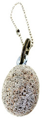 porte-clé caillou pierre de corail véritable, fond blanc