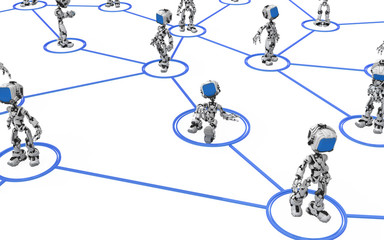 Blue Screen Robot, Line Links