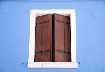 Burano house window
