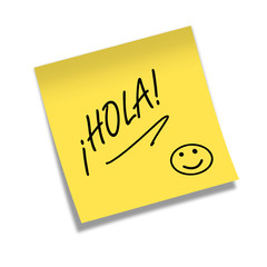 Post-it !HOLA¡