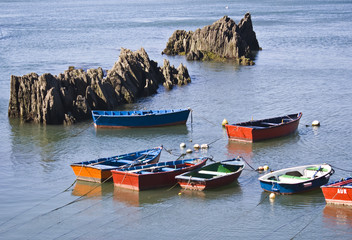Barcas en el muelle