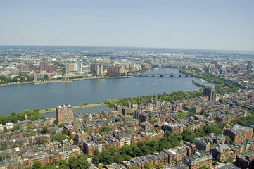 Obraz premium Boston panoramic view
