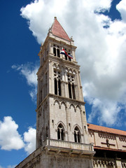Fototapeta na wymiar trogir cathedral tower