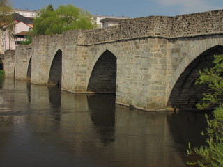 Fototapeta na wymiar Pont Saint Etienne, Vienne, Limoges, Limousin