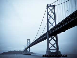 Fototapeta na wymiar The Bay Bridge, San Francisco