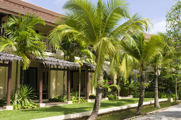 Tropical beach house in Thailand.