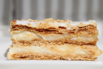 gastronomia, postre de milhojas