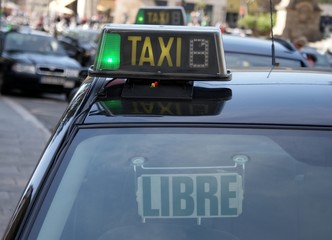 Taxi in Barcelona