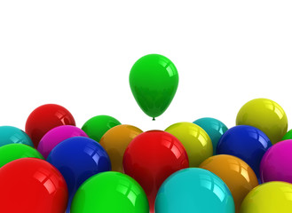 Fototapeta na wymiar Party balloons background