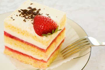 Strawberry cake