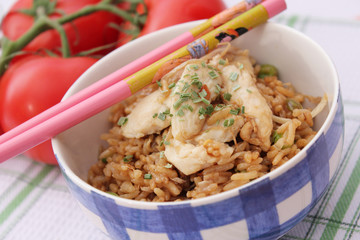 Asiatisches Reisgericht