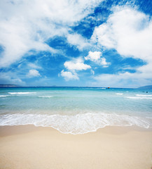 Gorgeous Beach in Summertime ,beach and tropical sea