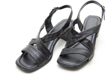 Schwarze Sandalen