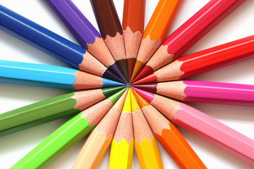 Fototapeta premium Colored pencils.