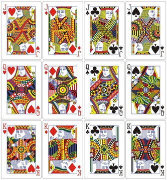 playing cards 62x90 mm