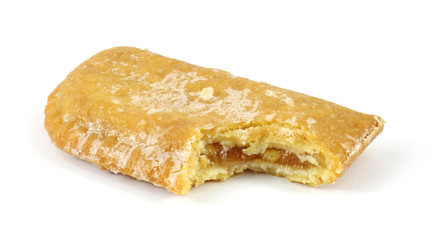 Bitten apple snack pie