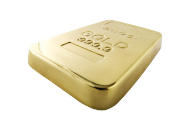Gold ingot - 500 g. | Isolated