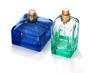 two pulverizers with perfume