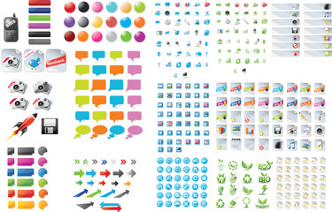 Complete collection of web graphics