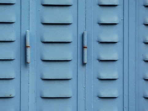Volets bleus