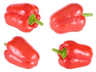 Four sweet bulgarian peppers