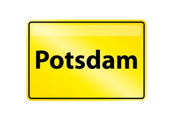 Ortsschild Potsdam