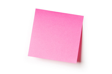 Reminder notes isolated on the white background