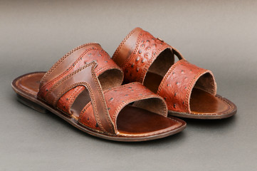 Fashion concept - Summer shoes on the background